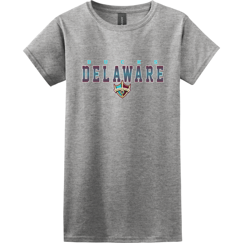 Delaware Ducks Softstyle Ladies' T-Shirt