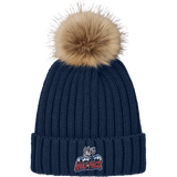 Hartford Jr. Wolfpack Faux Fur Pom Beanie