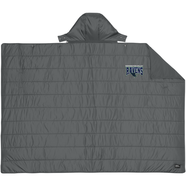 Kensington Valley Ravens Eddie Bauer Puffy Camp Poncho