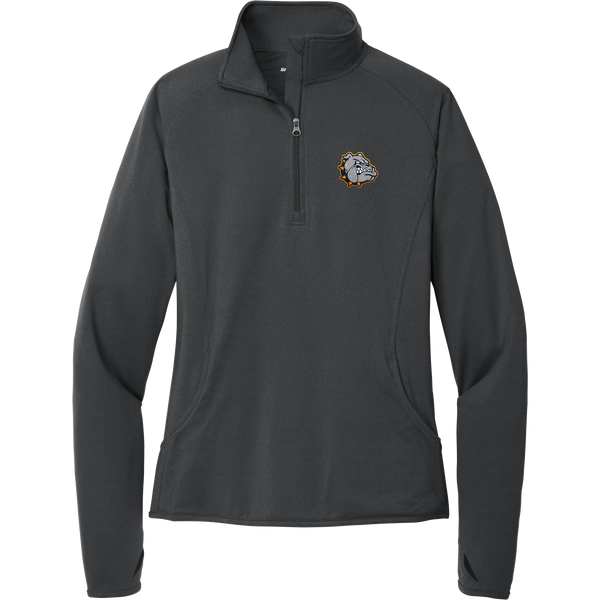 Chelsea Bulldogs Ladies Sport-Wick Stretch 1/4-Zip Pullover