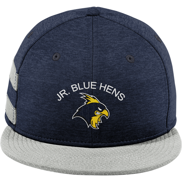 Delaware Jr. Blue Hens New Era Shadow Heather Striped Flat Bill Snapback Cap