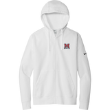 Jr. Mounties Nike Club Fleece Sleeve Swoosh Full-Zip Hoodie