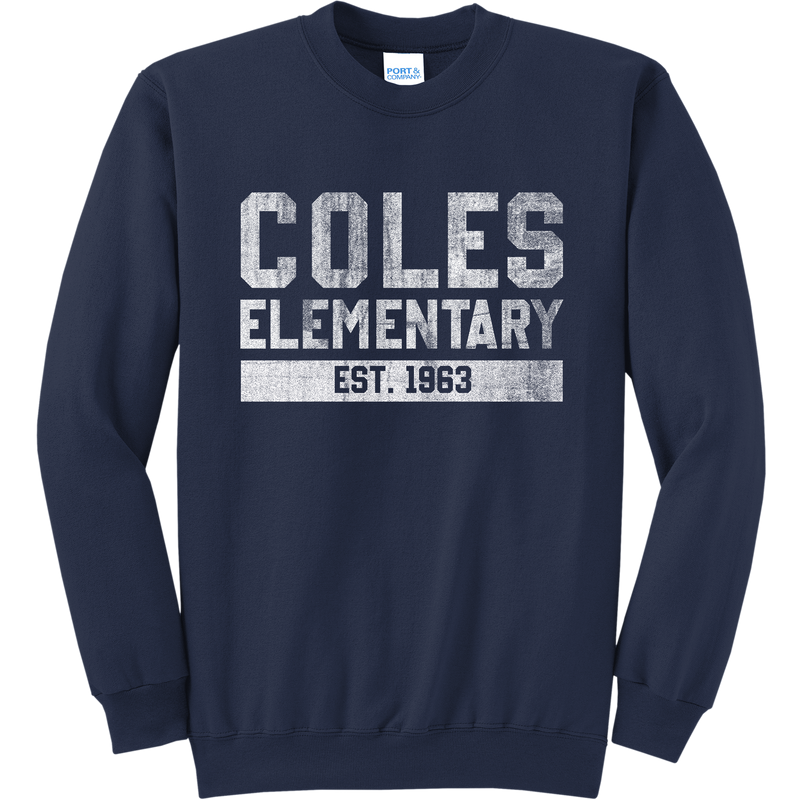 Coles Elementary Distressed Crewneck Sweatshirt