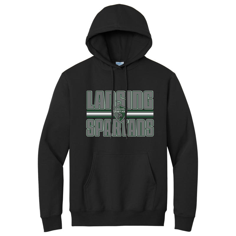 Lansing Spartans Essential Fleece Pullover Hooded Sweatshirt
