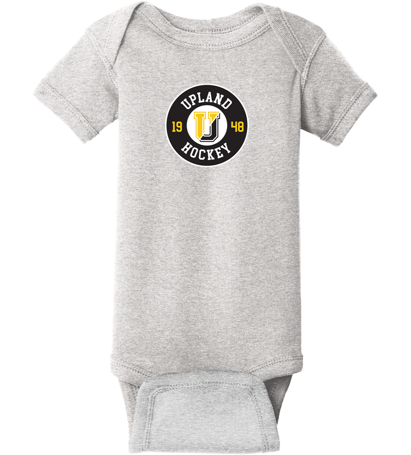 Upland Hockey Infant Short Sleeve Baby Rib Bodysuit