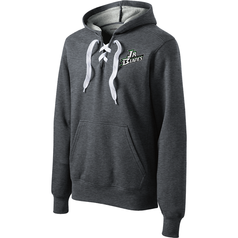Junior Blades Lace Up Pullover Hooded Sweatshirt