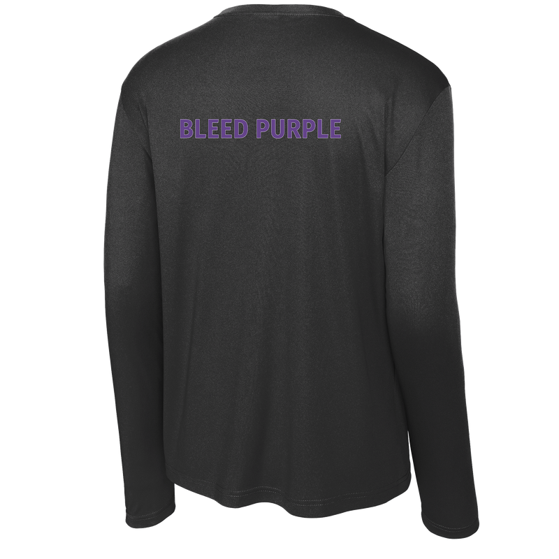 Curry College (Bleed Purple Hockey) Long Sleeve PosiCharge Competitor Tee