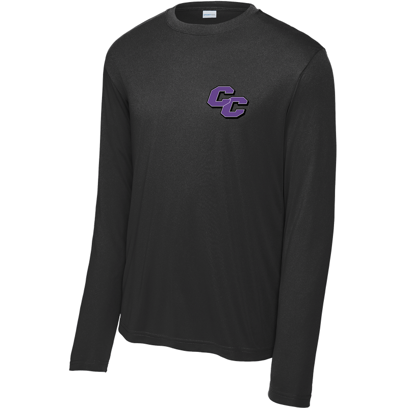 Curry College (Bleed Purple CC) Long Sleeve PosiCharge Competitor Tee