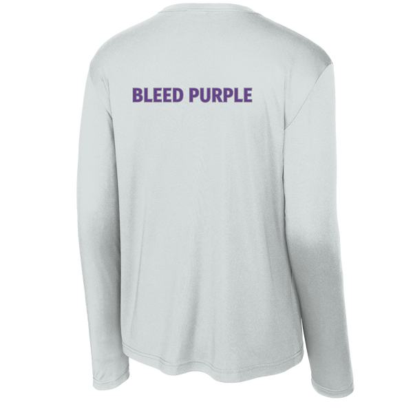 Curry College (Bleed Purple Hockey) Long Sleeve PosiCharge Competitor Tee