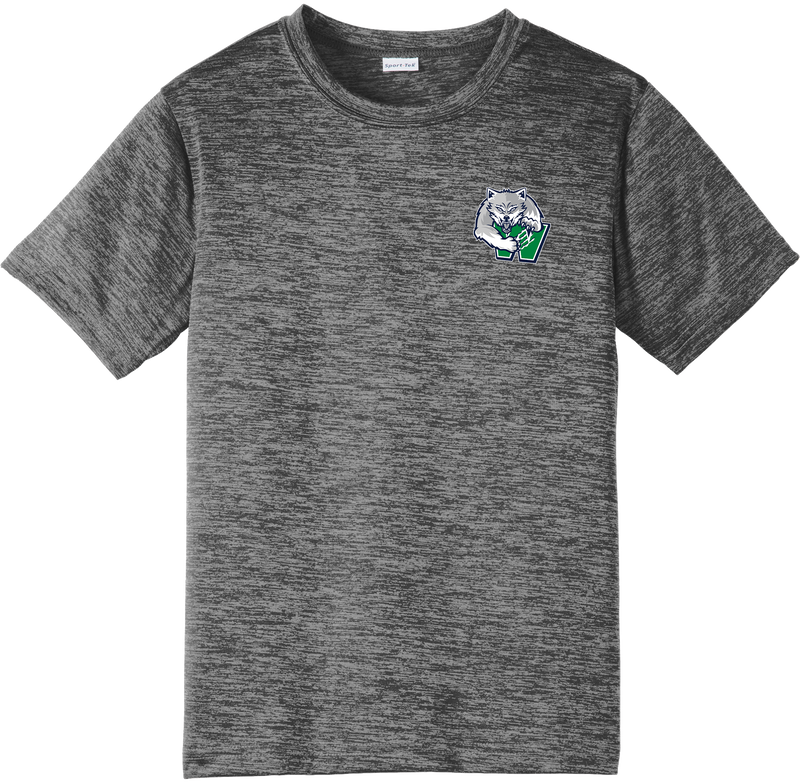 Woodbridge Wolfpack Youth PosiCharge Electric Heather Tee
