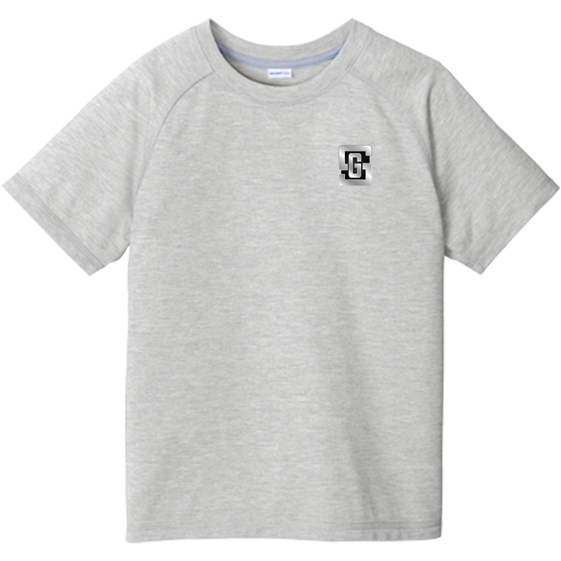 Gregory Schaefer Youth PosiCharge Tri-Blend Wicking Raglan Tee