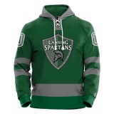 Lansing Spartans Adult Sublimated Retro Hoodie